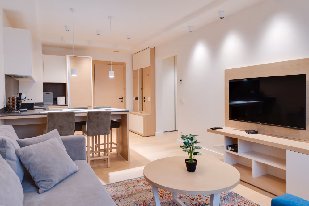 Deluxe One Bedroom Apartment with City View