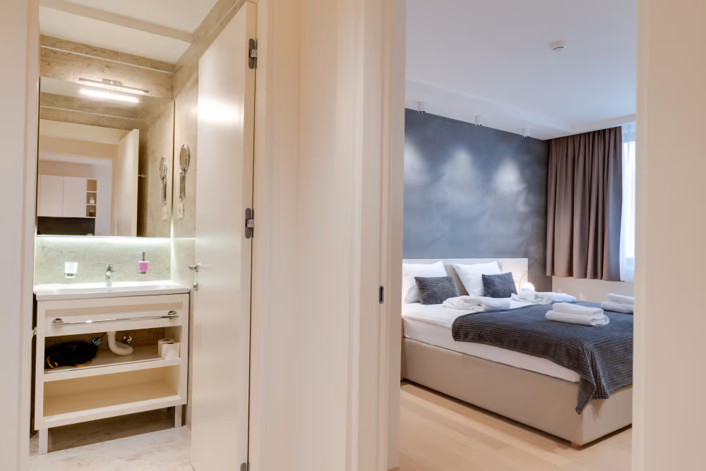 Deluxe One Bedroom Apartment with City View
